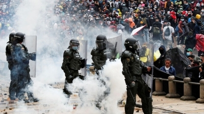 Caos en Colombia, se cumplen cuatro días de protestas