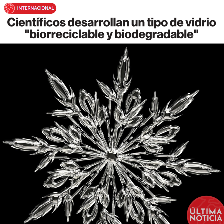 Científicos desarrollan un tipo de vidrio «biorreciclable y biodegradable»